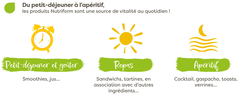 Du petit-déjeuner à l'apéritif
