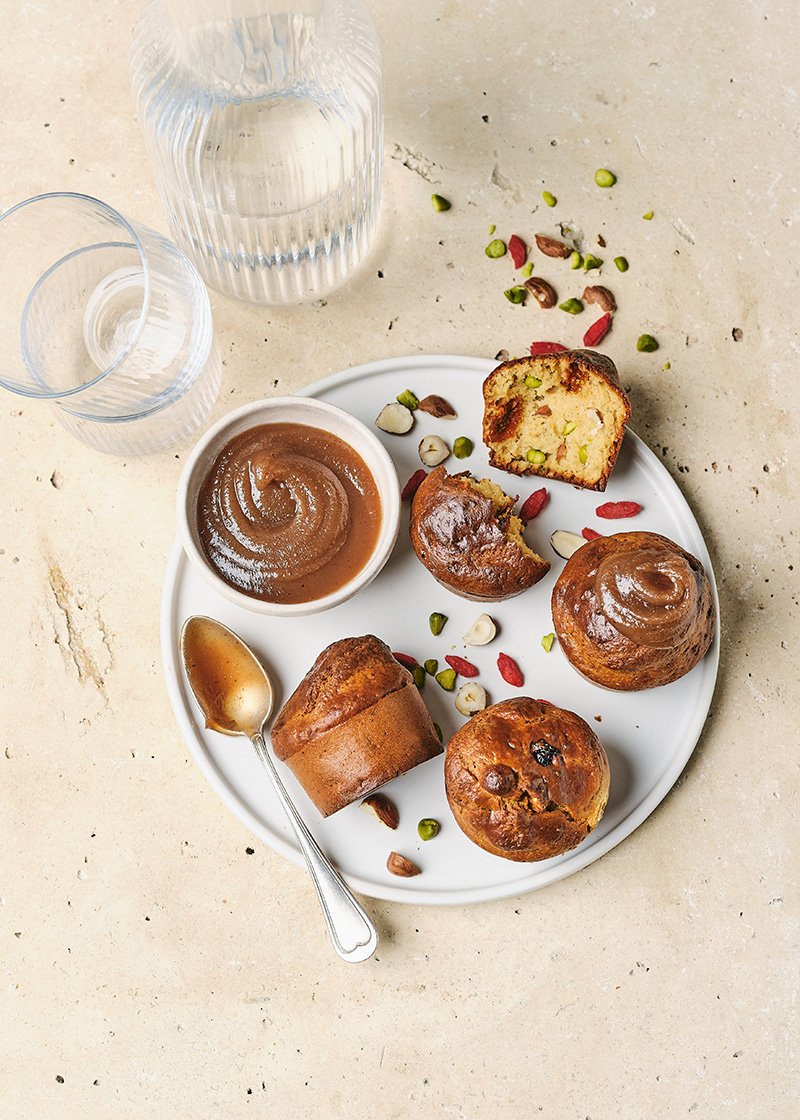 Muffins farine de quinoa et baies de goji