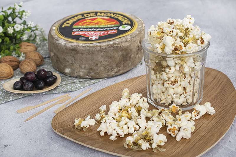 Pop-corn à la Tomme à l’ail des ours