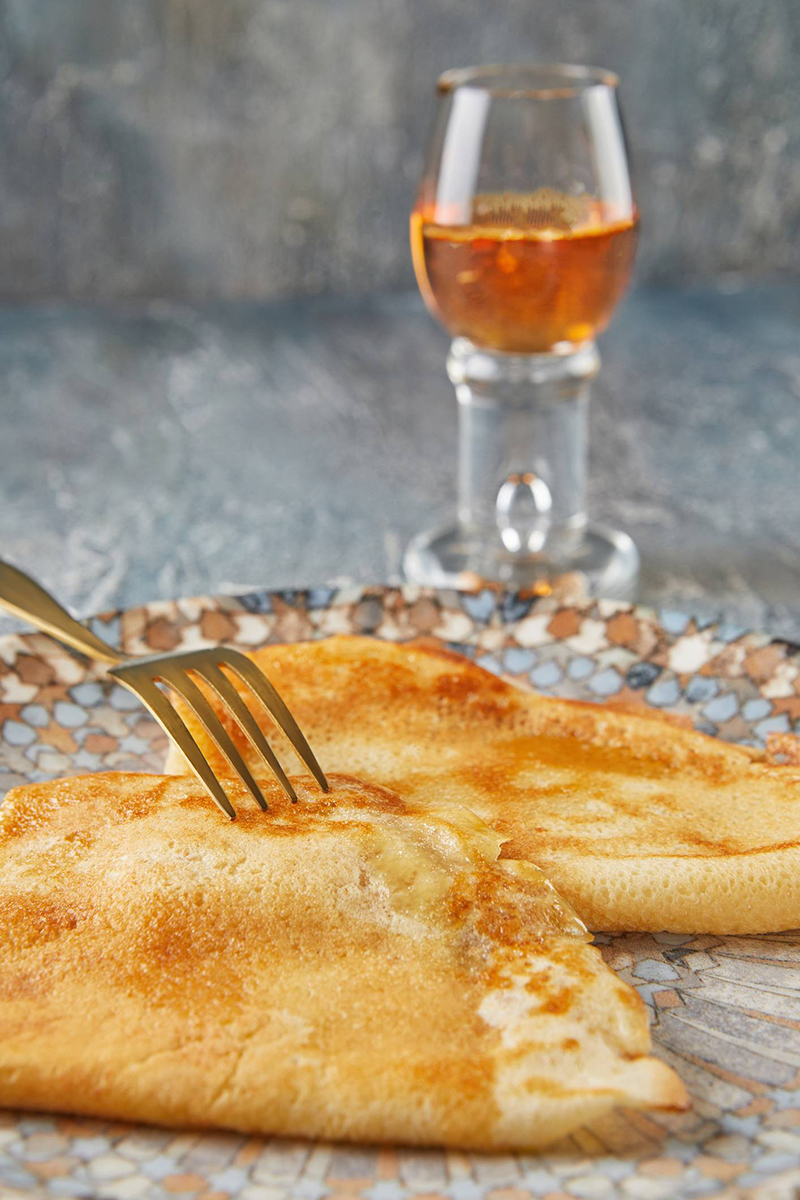 Crêpes à l'armagnac spécialité du Gers