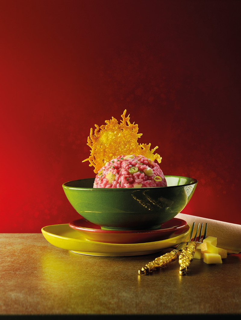 Festif, l’irrésistible risotto betterave et Beaufort