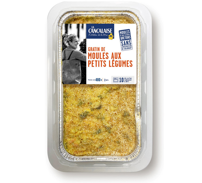 Gratin de moules aux petits légumes