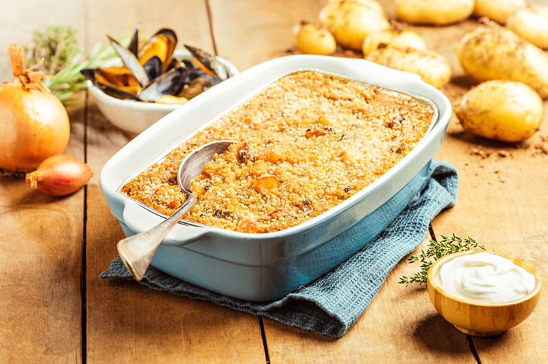 Gratin de moules