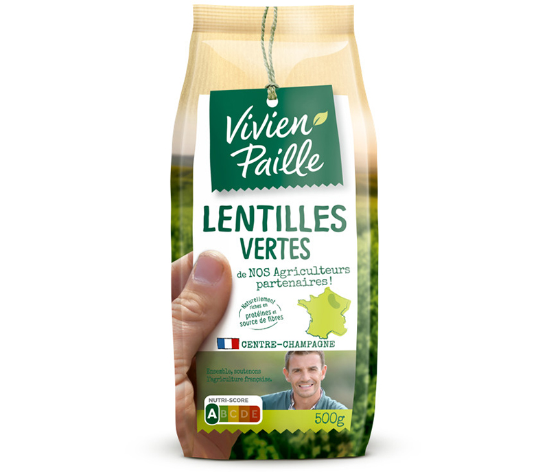 Lentilles vertes de nos Agriculteurs