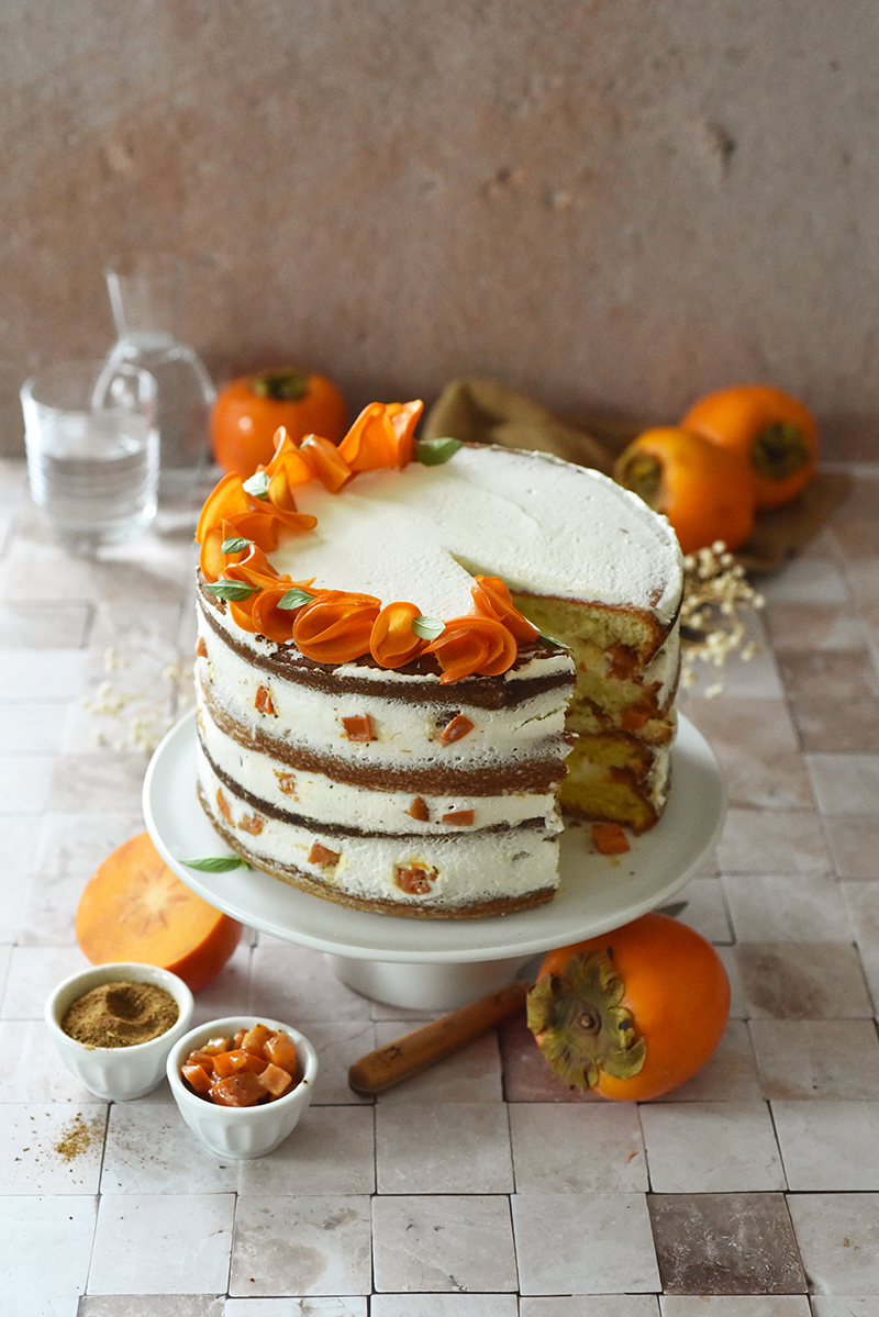 Naked cake Kakis Ribera del Xúquer AOP