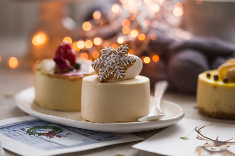 Panna cotta miel de châtaigne Parmigiano Reggiano