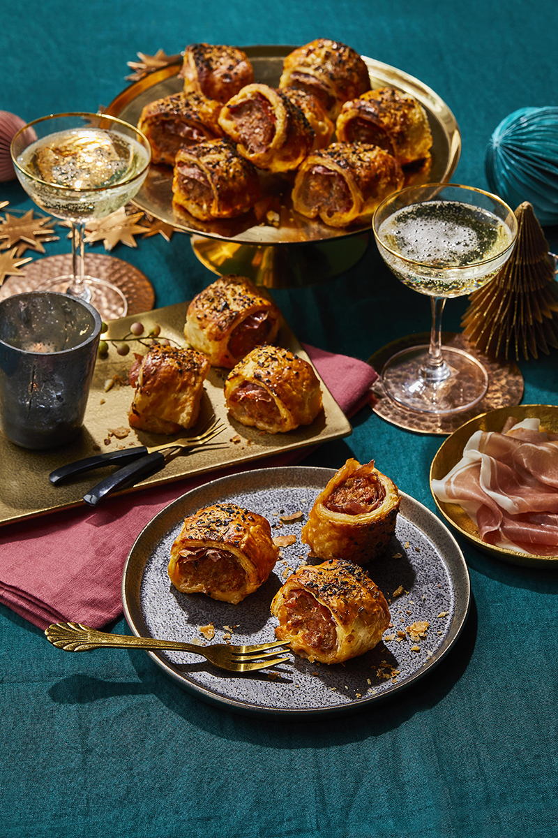 Petits roulés apéritifs Jambon de Parme