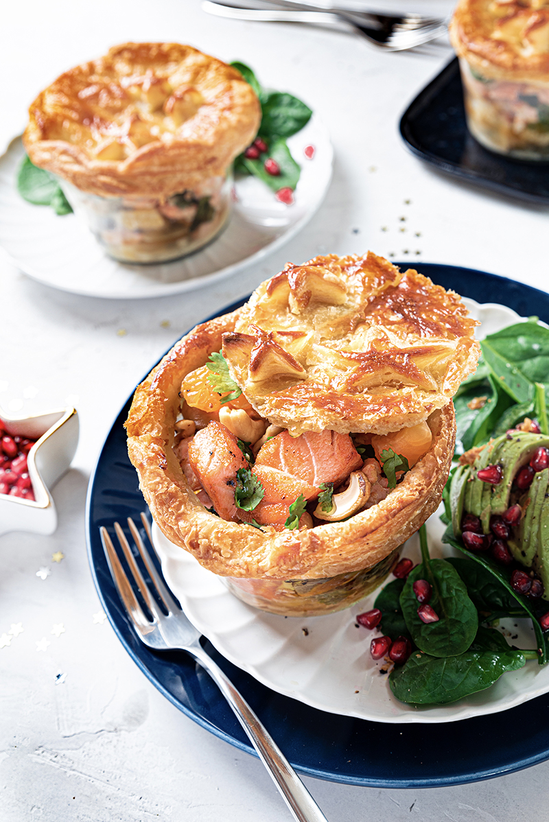 Pot pie saumon de Norvège