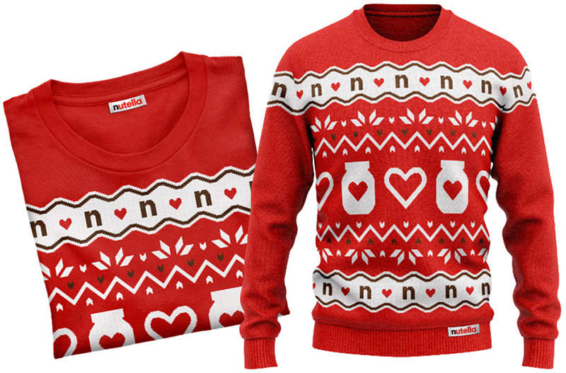 Pull Noël Nutella