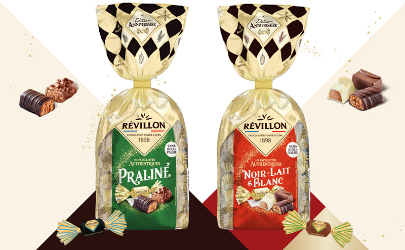 Révillon praliné noir et blanc
