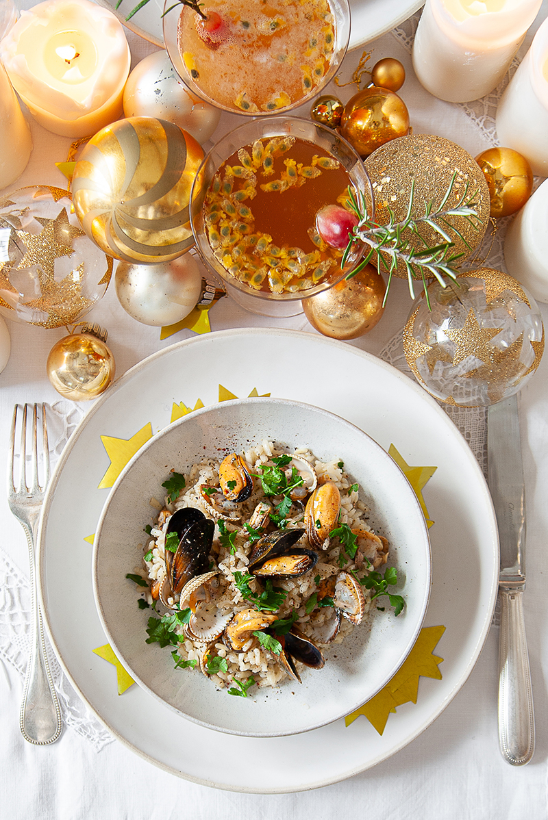 Risotto coquillages