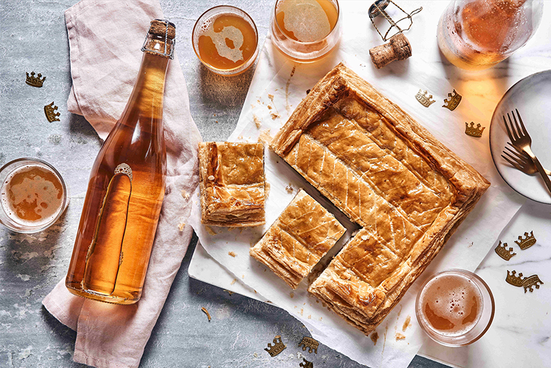 Galette des rois carrée