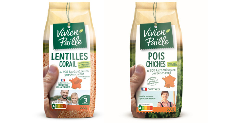 Lentilles corail pois chiches