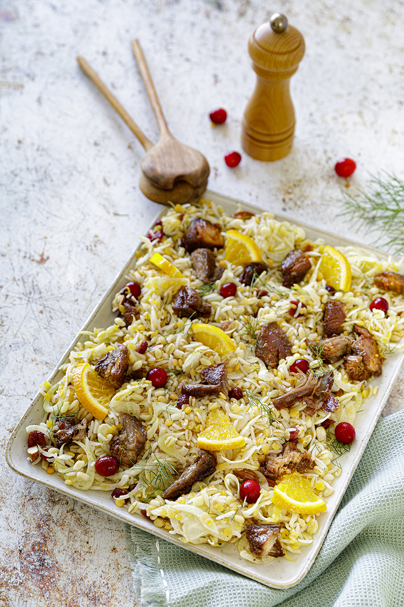 Salade d’agneau trois graines