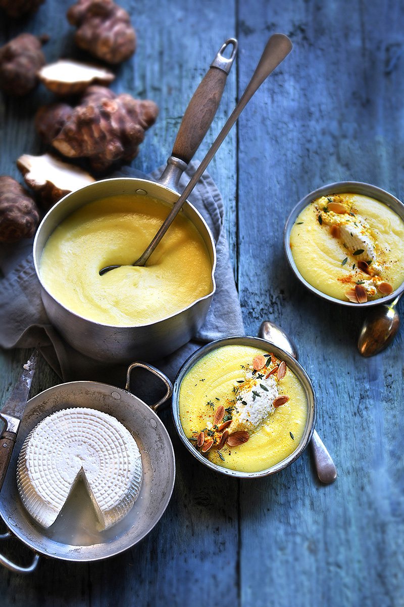 Velouté topinambours Brocciu 