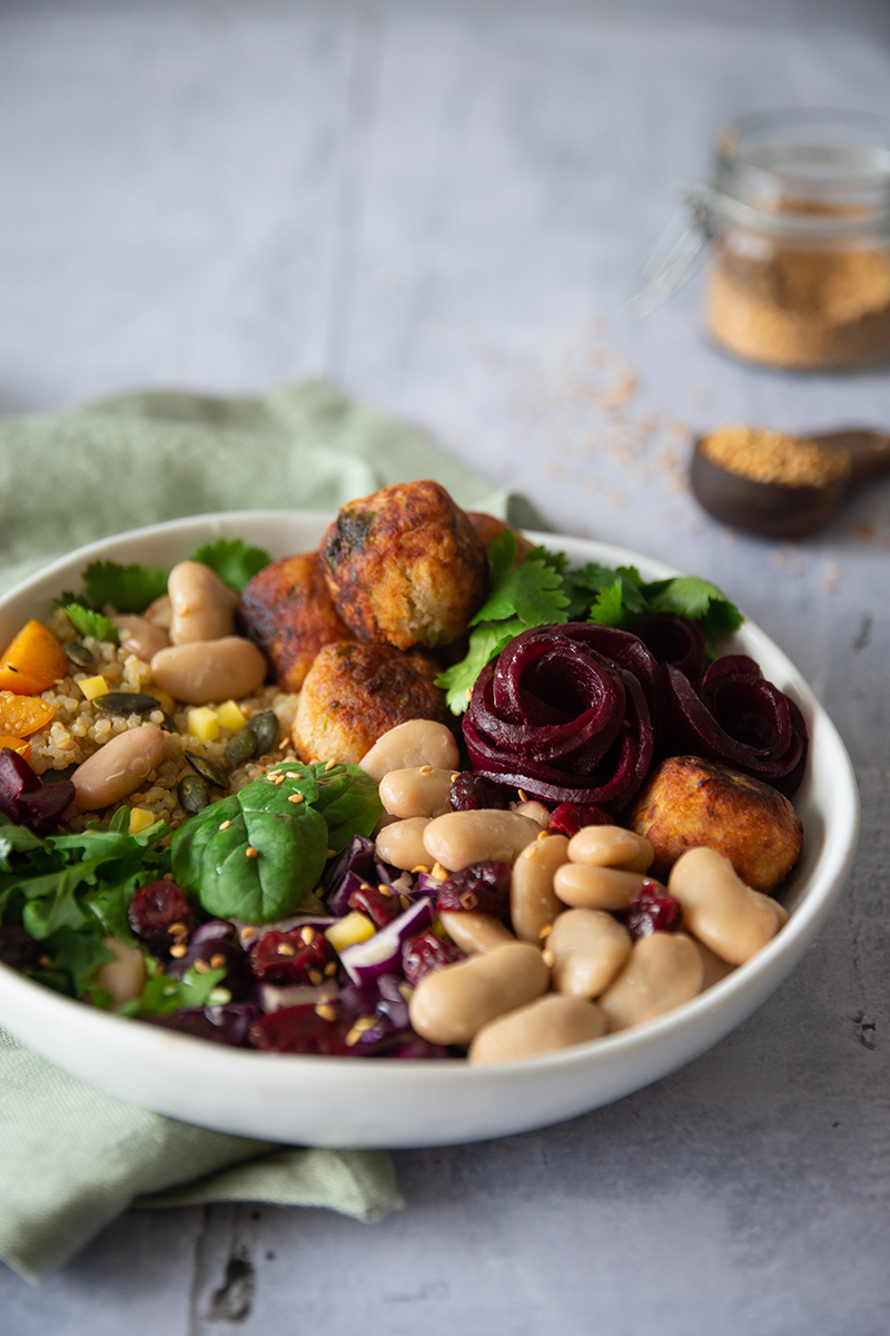 Buddha bowl d’hiver Haricots Tarbais