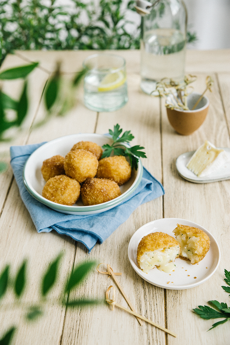 Mini arancini Pont l’Évêque AOP Isigny Sainte-Mère