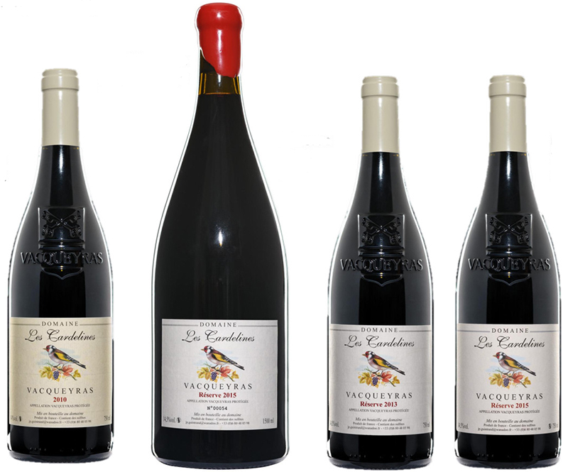 Domaine Les Cardelines, les vins