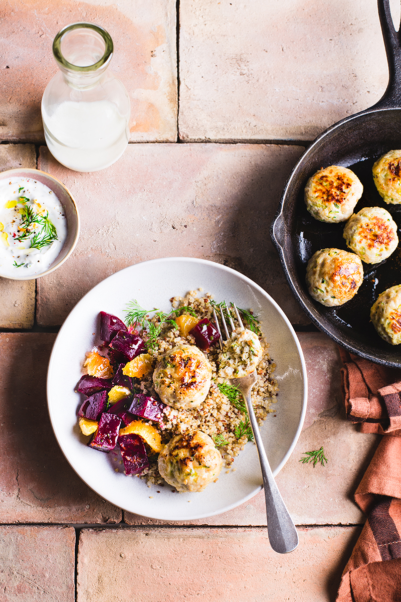 Boulettes volaille courgette