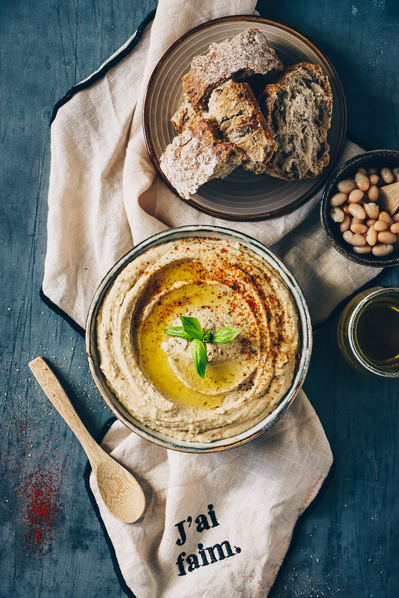 Houmous haricots blancs