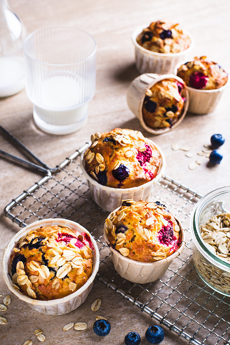Muffins flocons d’avoine