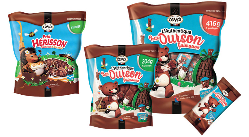 Petit ourson et hérisson