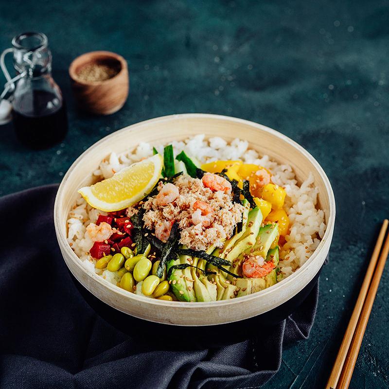Poke bowl de la mer