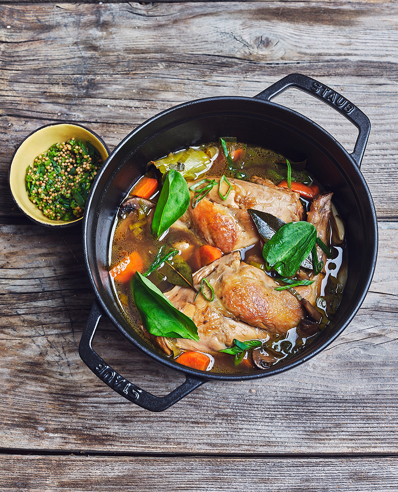 Pot au feu lapin