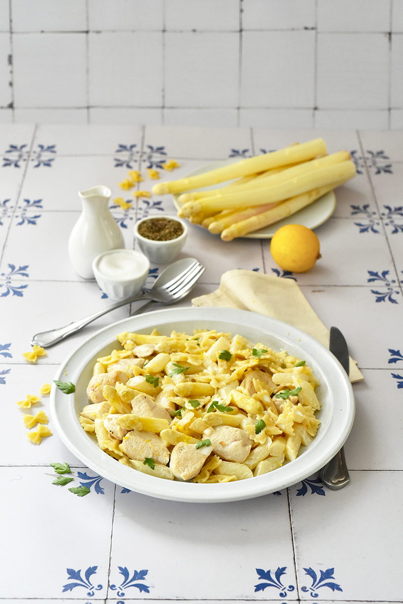 Pâtes Asperges des Sables des Landes IGP poulet