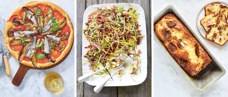 Quiches, cakes et salades