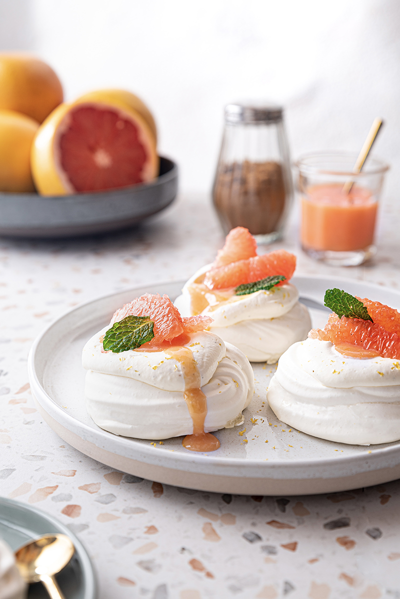 Mini pavlova Pamplemousse de Floride