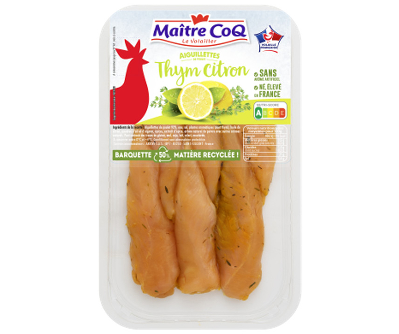 Aiguillettes de poulet Thym Citron
