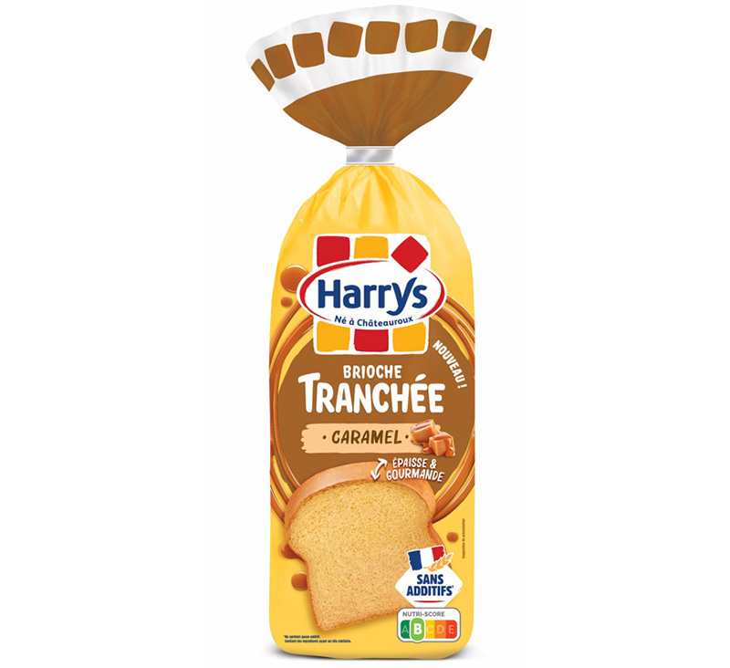 Brioche tranchée caramel