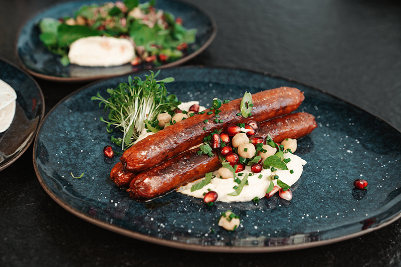 Merguez végétales grillées fumées saveurs du Liban