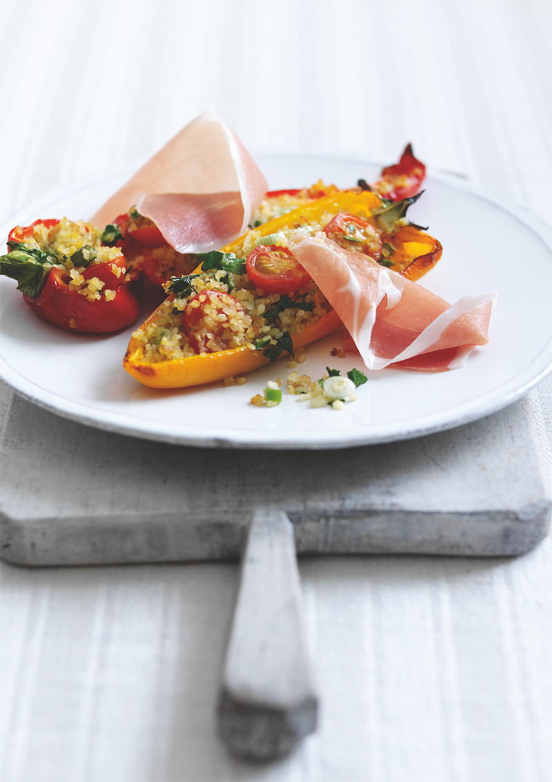 Poivrons épicés farcis jambon de Parme