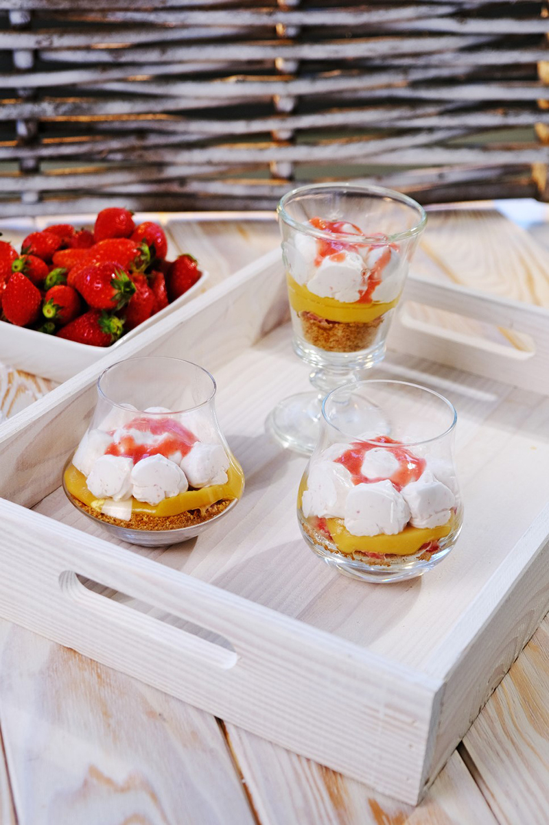 Verrines Fraises de France