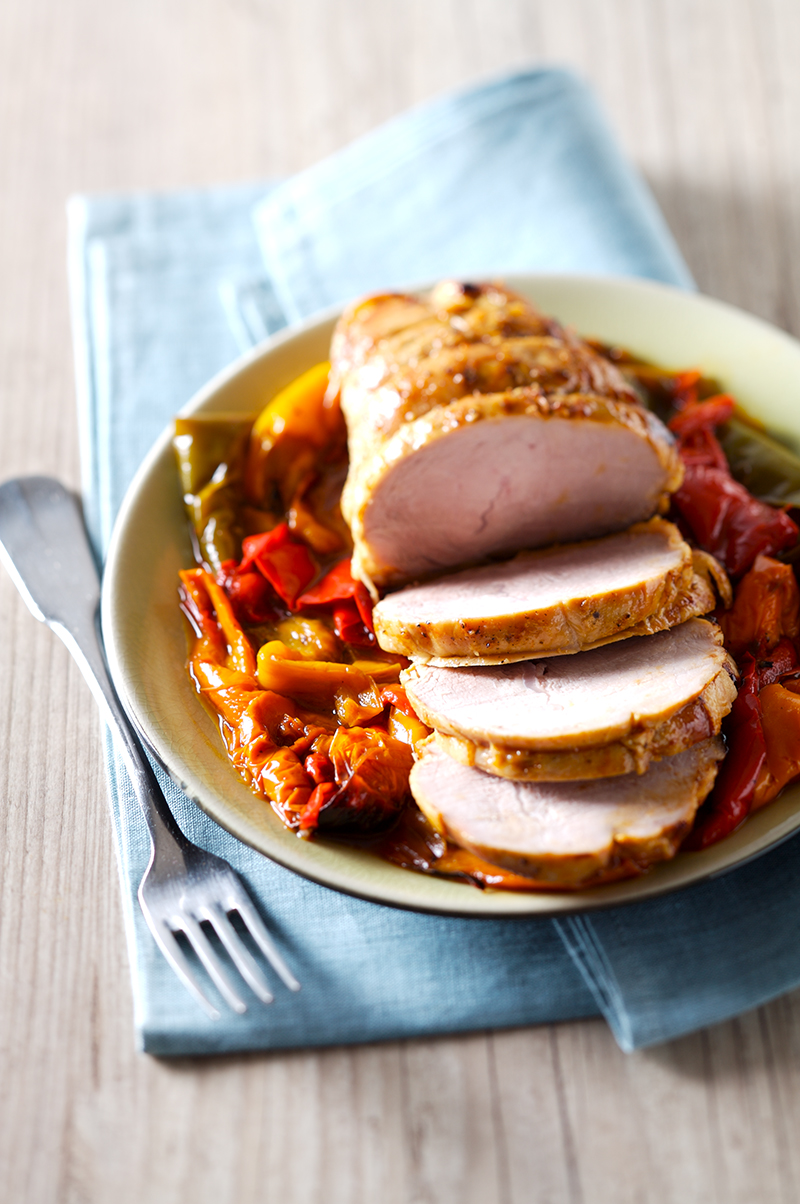 Rôti de veau 4 poivrons