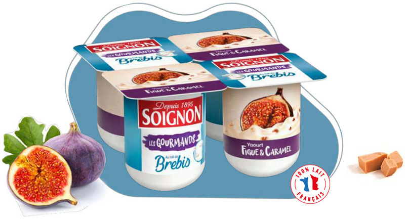 Yaourt au lait de brebis Figue & Caramel