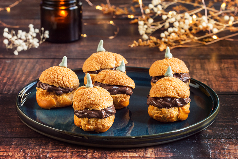 Choux mousse chocolat (Chou’trouille d’Halloween)