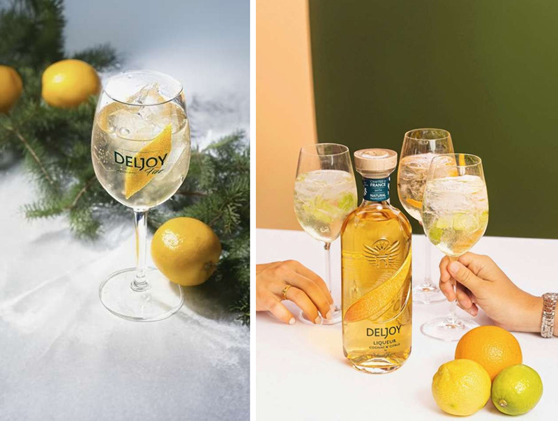 DELJOY, liqueur d’agrumes Cognac
