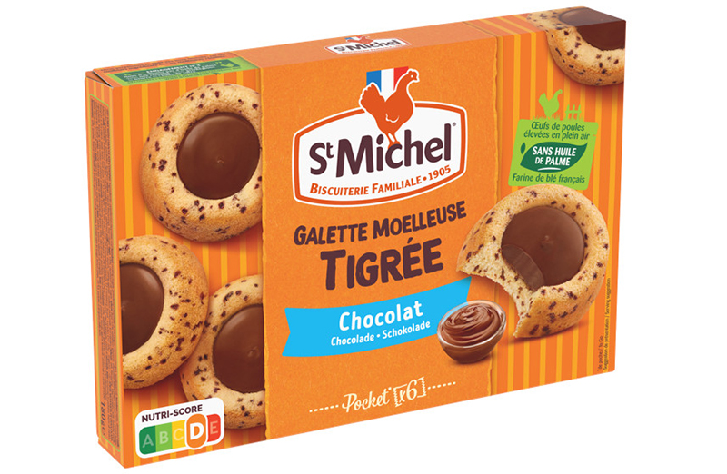 Galette moelleuse tigrée