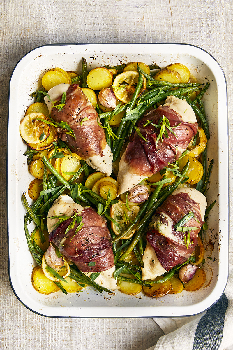 Poulet à la Kiev jambon de Parme