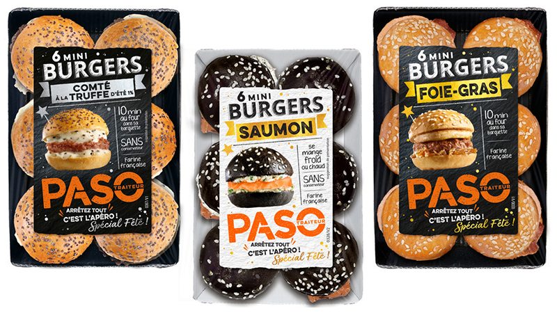 Les mini-burgers festifs