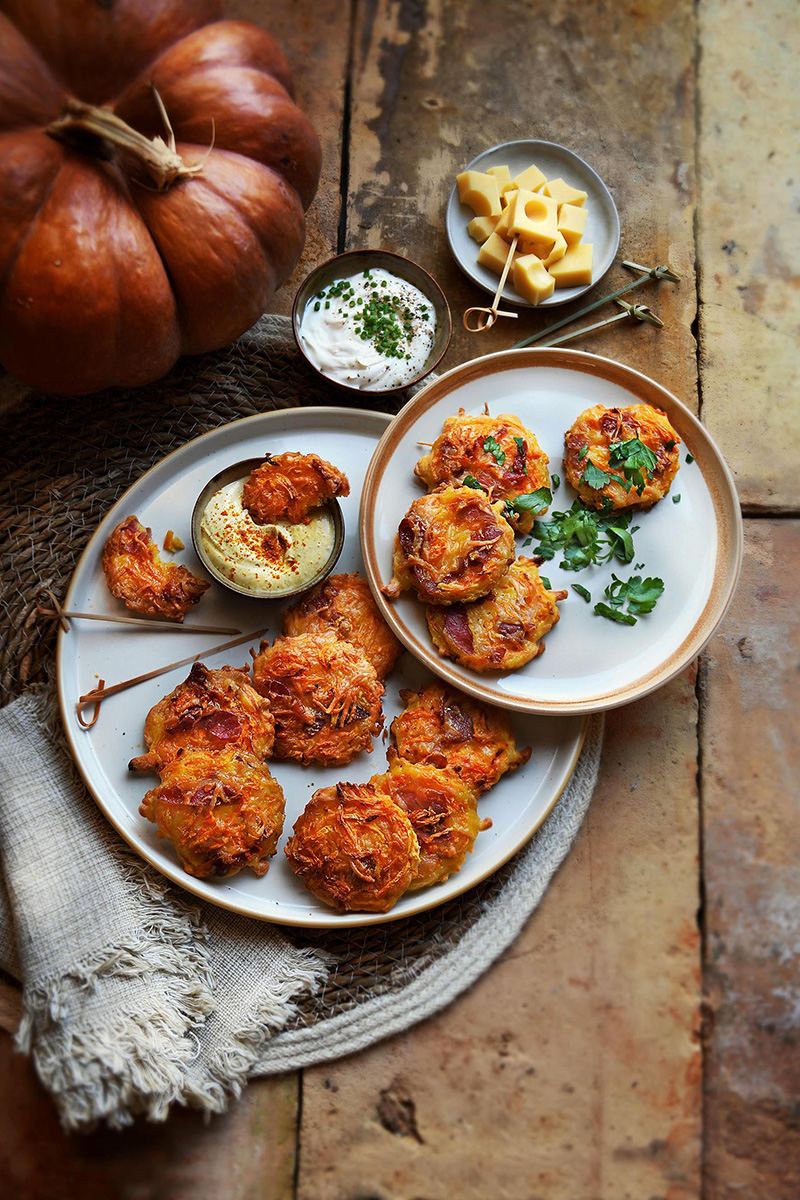 Croquettes de courge Emmental 