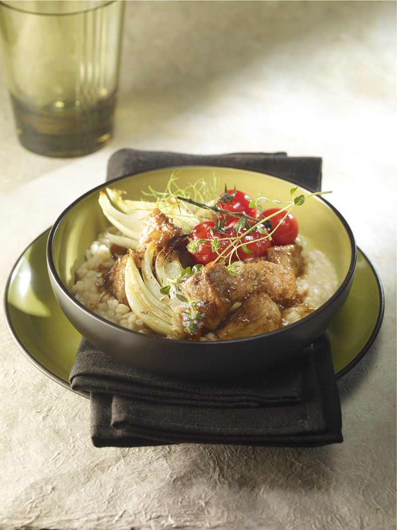 Sauté de veau risotto