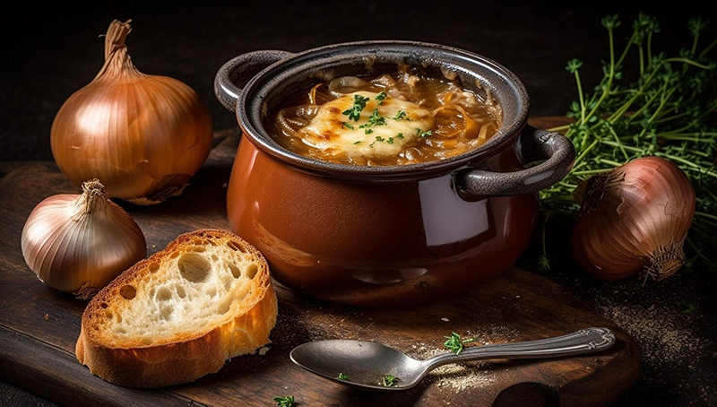 Soupe gratinée oignon