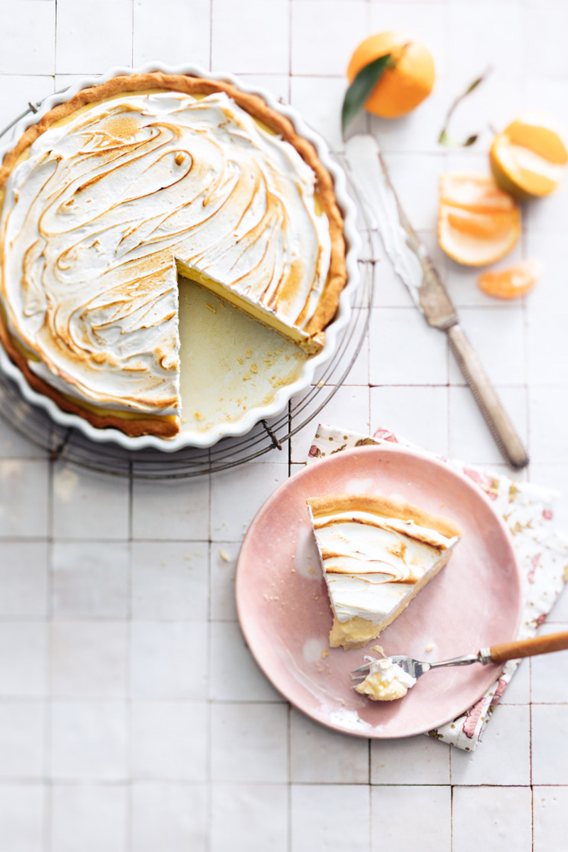 Tarte clémentine de Corse IGP meringuée