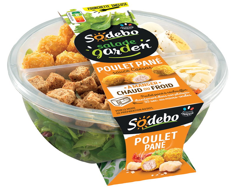 Salade Garden poulet pané