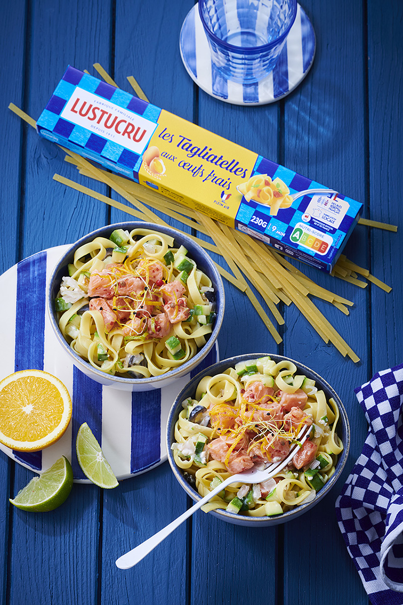 Tagliatelles saumon revisitées