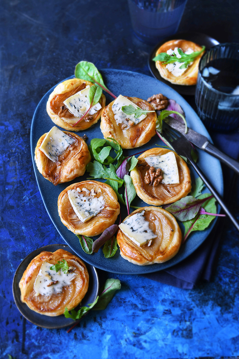 Tartelettes poire fourme d’Ambert